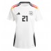 Maillot de foot Allemagne Ilkay Gundogan #21 Domicile vêtements Europe 2024 Manches Courtes